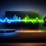 diagrama de salida simultanea de audio parlante y auriculares bluetooth en tv